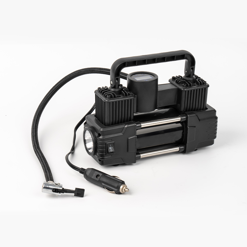 SX-211 Double cylinder air compressor na may highlight LED