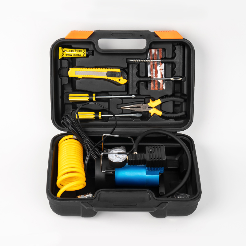 Katamtamang plastic portable tool box na may may hawak ng tool